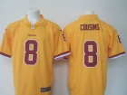 Washington Redskins #8 Kris Cousins Yellow Color Rush Football Limited Jersey