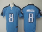 Tennessee Titans #8 Marcus Mariota Baby Blue Color Rush Football Limited Jersey