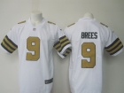 New Orleans Saints #9 Drew Brees White Color Rush Football Limited Jersey