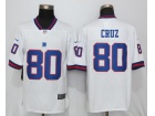 New York Giants #80 Victor Cruz White Color Rush Limited Football Jersey