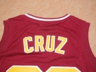 Richmond High Coach Carter Movie #22 Timo Cruz Red Basketball Stitched Jersey