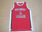 Sunset Park Jersey High School #1 Red Movie Basketball Stitched Jersey