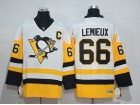 Pittsburgh Penguins #66 Mario Lemieux White Hockey Jersey