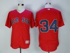 Boston Red Sox #34 David Ortiz NO Name Red Flex Base Jerseys