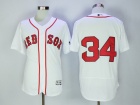 Boston Red Sox #34 David Ortiz NO Name White Flex Base Jerseys