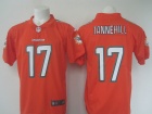 Miami Dolphins #17 Ryan Tannehill Orange Color Rush Limited Football Jersey