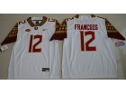 2016 Florida State Seminoles #12 Deondre Francois White College Football Limited Jersey