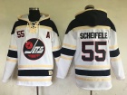 Winnipeg Jets #55 Mark Scheifele White Heritage Classic Hockey Hoodies