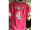  Dallas Cowboys #4 Dak Prescott  Pink Lover Women Jersey