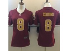 Washington Redskins #8 Kris Cousins Red Women Jersey