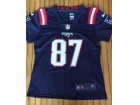 New England Patriots #87 Rob Gronkowski Blue Color Rush Women Jersey