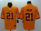 Washington Redskins #21 Sean Taylor Yellow Color Rush Football Limited Jersey