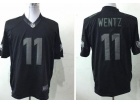 Philadelphia Eagles #11 Carson Wentz Black Impact Limited Jersey