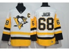 Pittsburgh Penguins #68 Jagr White Hockey Jersey