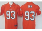 Miami Dolphins #93 Ndamukong Suh Orange Rush Limited Football Jerseys