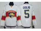 Florida Panthers #5 Aaron Ekblad White Hockey Jersey