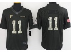 Atlanta Falcons #11 Julio Jones Anthracite Salute to Service Limited Football Jersey