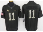 Arizona Cardinals #11 Larry Fitzgerald Anthracite Salute to Service Limited Football Jersey