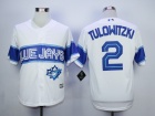 Toronto Blue Jays #2 Troy Tulowitzki White Exclusive Jerseys