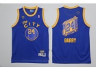 Golden State Warriors #24 Rick Barry Blue The City Throwback Basketball Jerseys