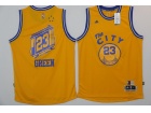 Golden State Warriors #23 Draymond Green Yellow The City Throwback Basketball Jerseys