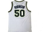 Navy Midshipmen #50 David Robinson White Stitched College Basketball Jersey