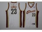 Cleveland Cavaliers #23 LeBron James White Jerseys