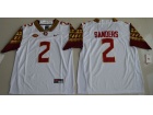 2016 Florida State Seminoles #2 Deion Sanders White College Football Limited Jerseys