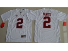 Youth Alabama Crimson Tide #2 Jalen Hurts White College Football Limited Jerseys