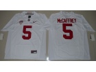 2016 Stanford Cardinal #5 Christian McCaffrey White College Football Jerseys