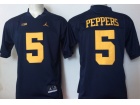 Youth Brand Jordan Michigan Wolverines #5 Jabrill Peppers Nave Blue College Football Jerseys