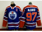 Edmonton Oilers #97 Connor McDavid Blue With C Patch Hockey Jersey