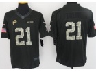 Washington Redskins #21 Sean Taylor Anthracite Salute to Service Limited Football Jersey