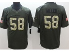 Denver Broncos #58 Von Miller Green Salute to Service Nike Limited Jerseys