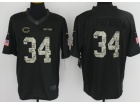 Chicago Bears #34 Walter Payton Anthracite Salute to Service Limited Football Jersey