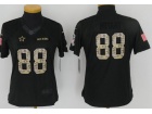 Women Dallas Cowboys #88 Dez Bryan Anthracite Salute to Service Limited Football Jersey