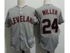 Cleveland Indians #24 Andrew Miller Blue Flexbase Jerseys