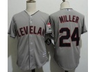 Cleveland Indians #24 Andrew Miller Blue Soft Cool Base Jerseys