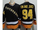 Pittsburgh Penguins #94 Gin And Juice Black CCM Throwback Hockey Jersey