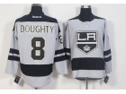 Los Angeles Kings #8 Drew Doughty Grey Hockey Jersey