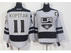 Los Angeles Kings #11 Anze Kopitar Grey Hockey Jersey