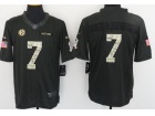 Pittsburgh Steelers #7 Ben Roethlisberger Anthracite Salute to Service Limited Football Jersey