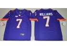 2016 Clemson Tigers #7 Mike Williams Purple College Football Limited Jersey