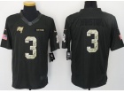 Tampa Bay Buccaneers #3 Jameis Winston Anthracite Salute to Service Limited Football Jersey