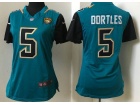 Jacksonville Jaguars #5 Blake Bortles Green Women Jersey