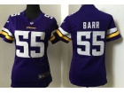 Minnesota Vikings #55 Anthony Barr Purple Women Jersey