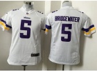 Minnesota Vikings #5 Teddy Bridgewater White Youth Jersey