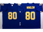 San Diego Chargers #80 Kellen Winslow Blue Throwback Jersey