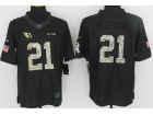 Arizona Cardinals #21 Patrick Peterson Anthracite Salute to Service Limited Football Jersey