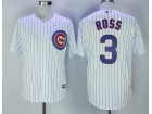 Chicago Cubs #3 David Ross White New Cool Base Jersey